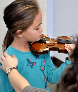 Violin student